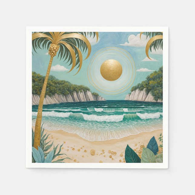 Golden Shores Napkin (Front)