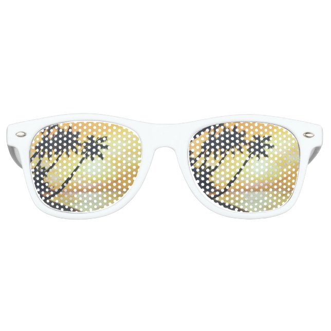 Golden Shores Retro Sunglasses (Front)