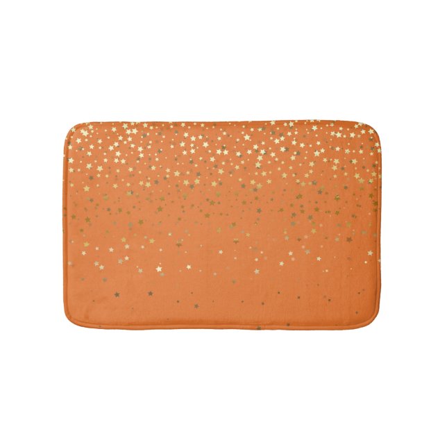 Golden shower of Stars  Bath Mat (Front)