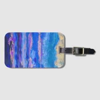 Golden Skies Luggage Tag