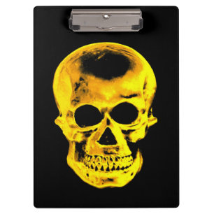 Golden Skull Clipboard