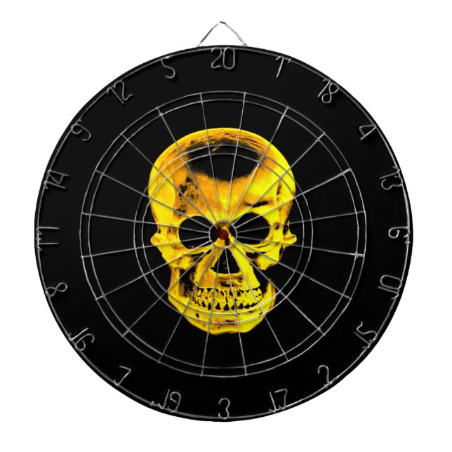 Golden Skull Dartboard (Front)
