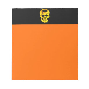 Golden Skull Notepad