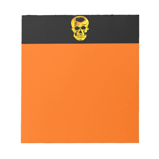 Golden Skull Notepad (Front)