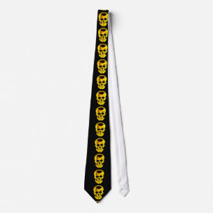 Golden Skull Tie