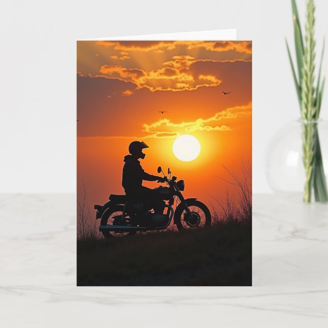 Golden Sky Fathers Day Card (Front)