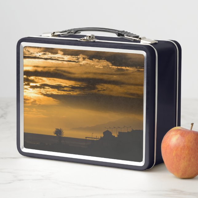 Golden Sky Metal Lunch Box (In Situ)