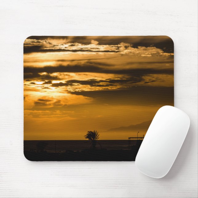 Golden Sky Mouse Mat (With Mouse)