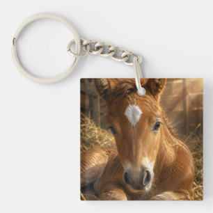 Golden Slumber gentle Foal Key Ring