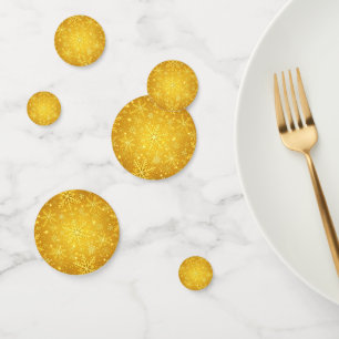 Golden Snow Confetti