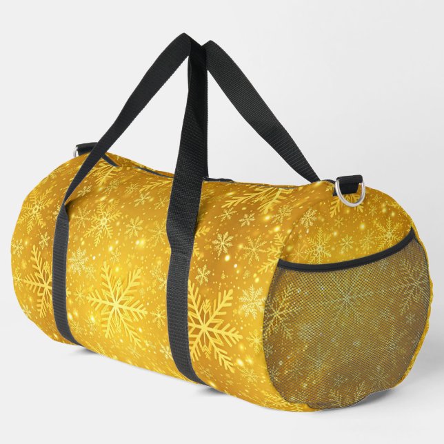 Golden Snow Duffle Bag (Right Corner)