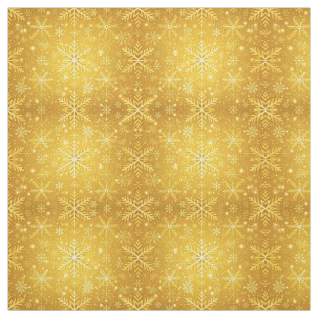 Golden Snow Fabric (Swatch)