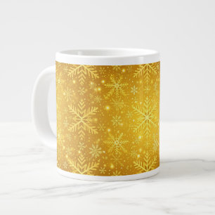Golden Snow Large Coffee Mug