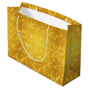 Golden Snow Large Gift Bag