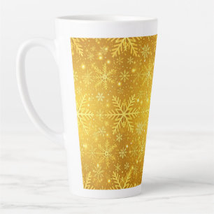 Golden Snow Latte Mug