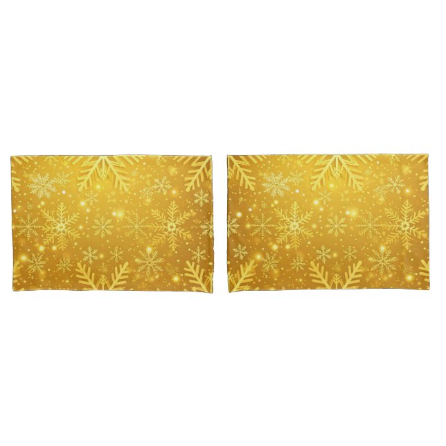 Golden Snow Pillowcase (Front-Set)