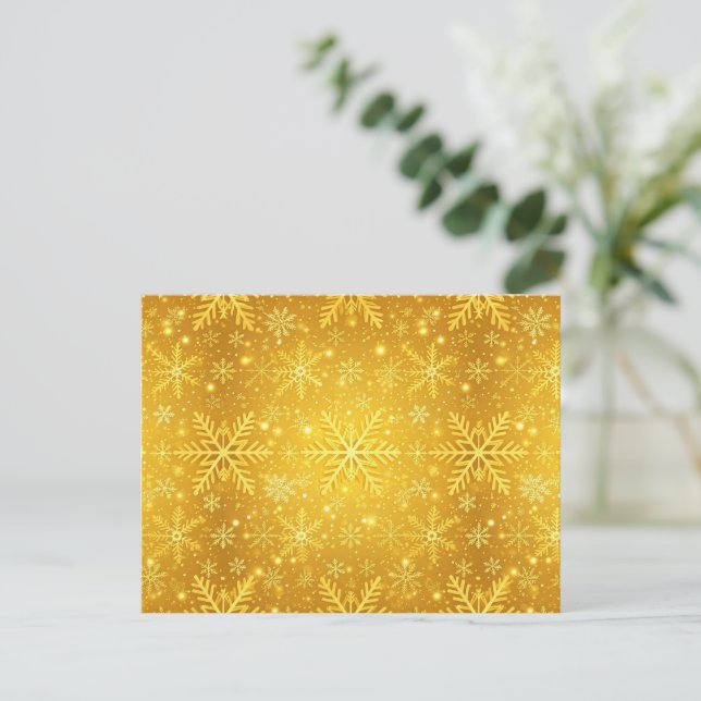 Golden Snow Postcard (Standing Front)