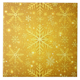 Golden Snow Tile