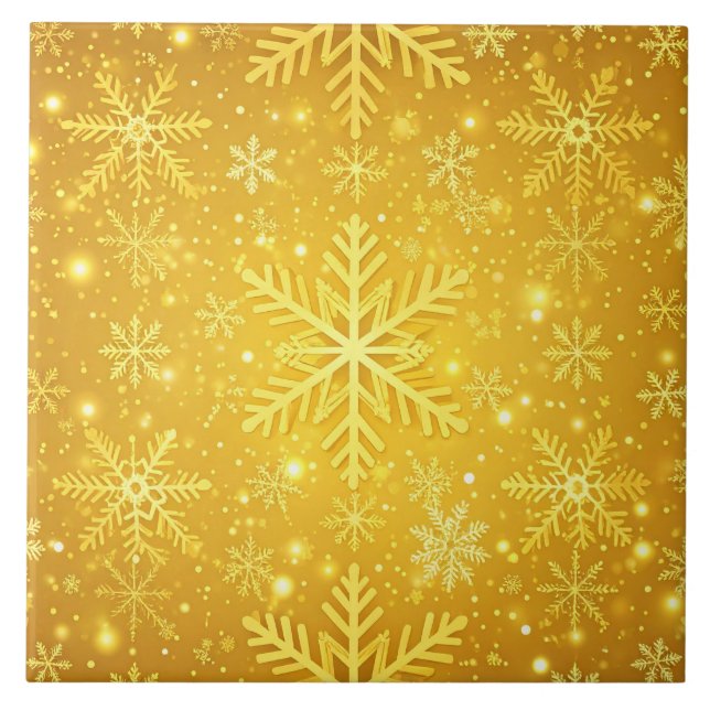 Golden Snow Tile (Front)