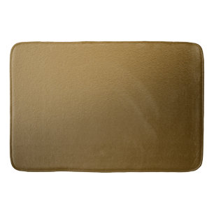Golden sober bath mat