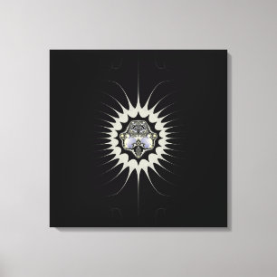 Golden Space Canvas Print