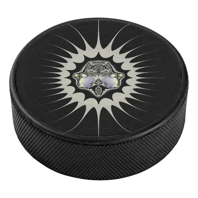 Golden Space Hockey Puck (3/4)