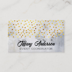 Golden Specks   Wall Texture Business Card