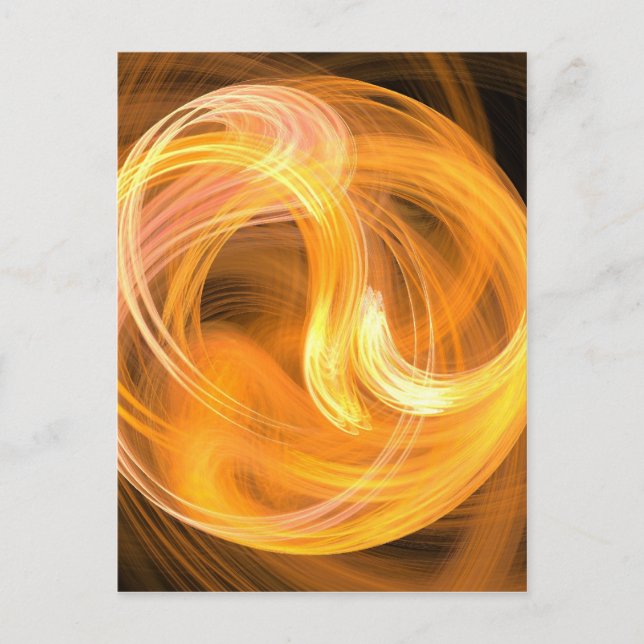 Golden Sphere Postcard (Front)