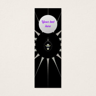Golden Spider Custom Bookmark