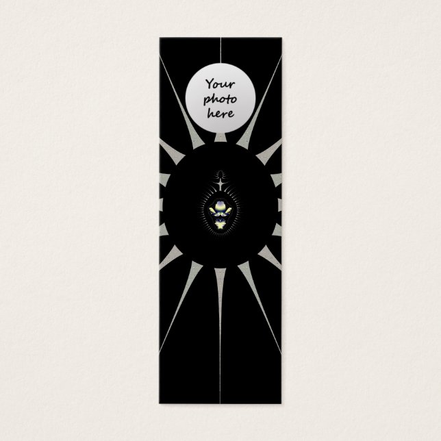 Golden Spider Custom Bookmark (Front)