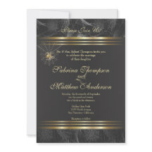 Golden Spiders Please Join US Wedding