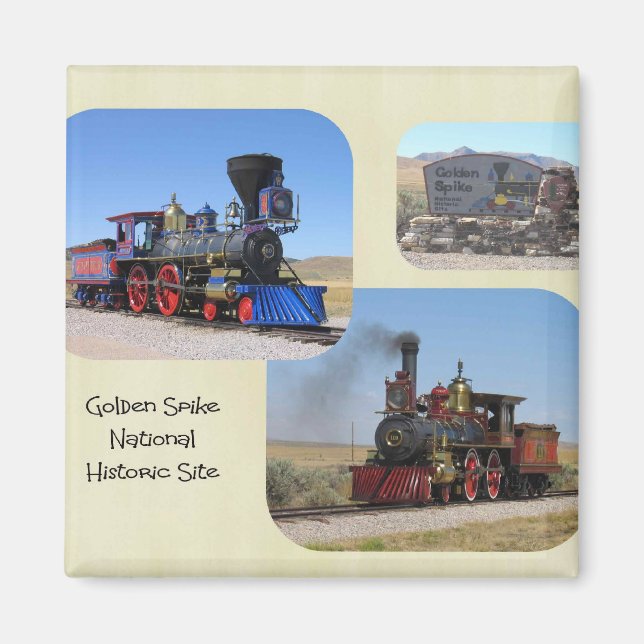 Golden Spike National Historic Site Magnet (Front)