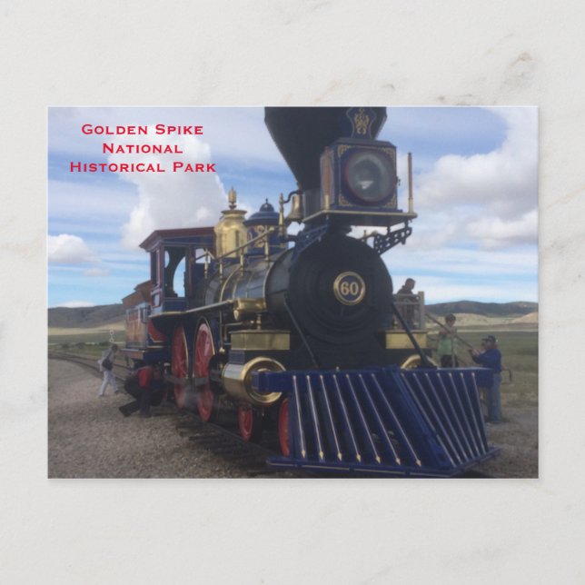 Golden Spike National Historical Park Postcard (Front)