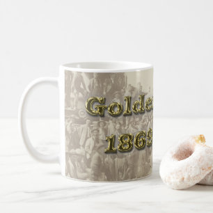 Golden Spike Transcontinental Railroad Sesquincent Coffee Mug