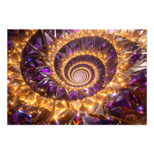 Golden Spiral Dreamscape Photo Print