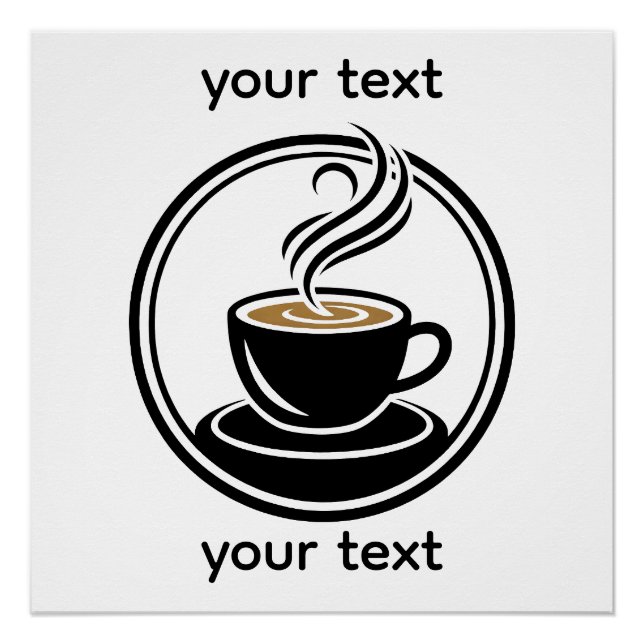 Golden Spiral in Darkness – Minimalist  Design Poster (Front)