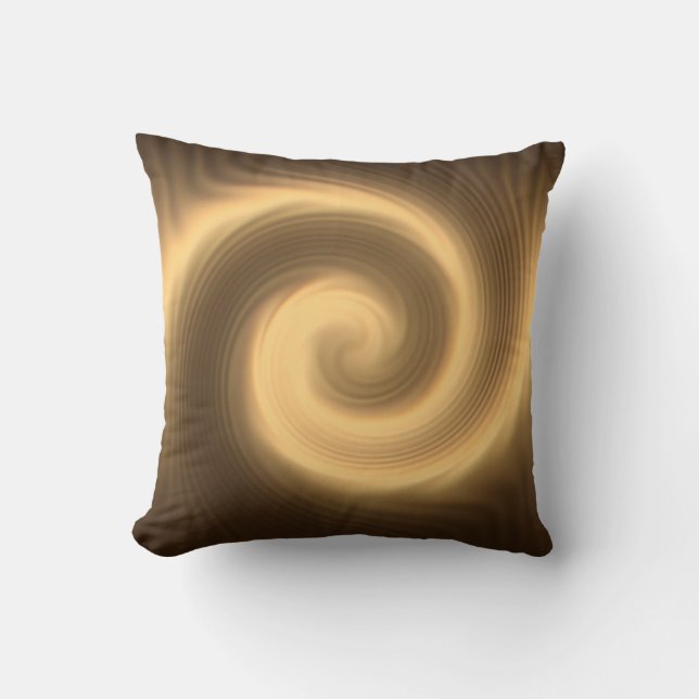 Golden spiral texture cushion (Front)
