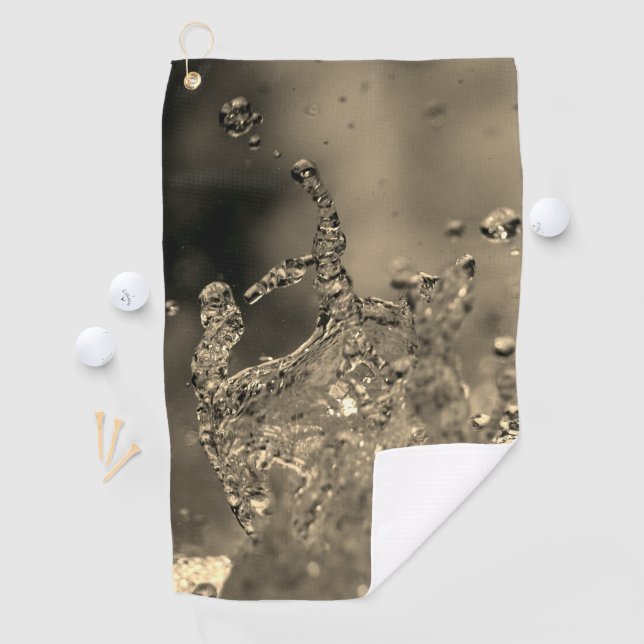 Golden Splash Golf Towel (InSitu)