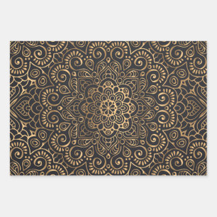 Golden Splendour  Wrapping Paper Sheet