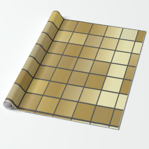 Golden square texture -vintage illustrationabstrac wrapping paper