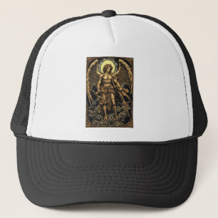 Golden St. Michael Trucker Hat
