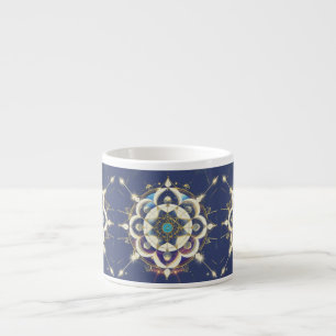 Golden Star Alignment – A Sacred Geometry Universe Espresso Cup