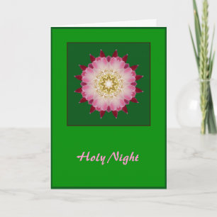 Golden Star Christmas Card
