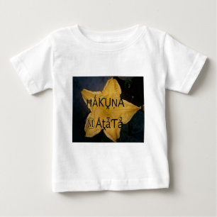 Golden Star Hakuna Matata Art Print Baby T-Shirt
