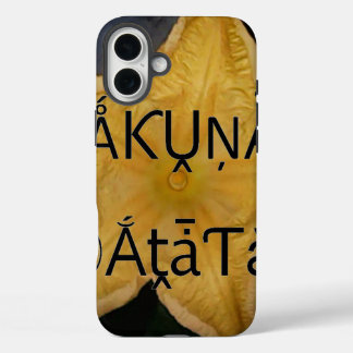 Golden Star Hakuna Matata Art Print iPhone 16 Plus Case