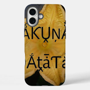 Golden Star Hakuna Matata Art Print iPhone 16 Plus Case