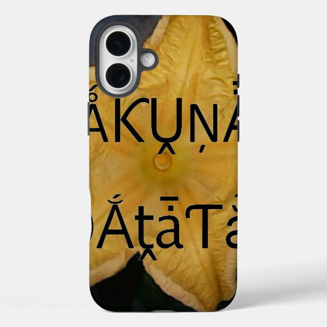 Golden Star Hakuna Matata Art Print Case-Mate iPhone Case (Back)