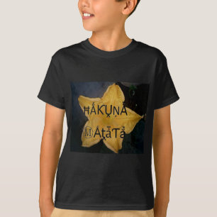 Golden Star Hakuna Matata Art Print T-Shirt