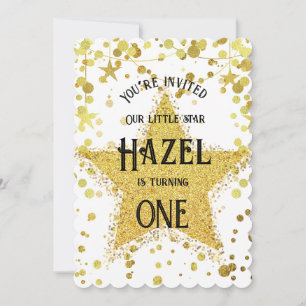 Golden Star Invitation