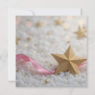 golden star thank you card